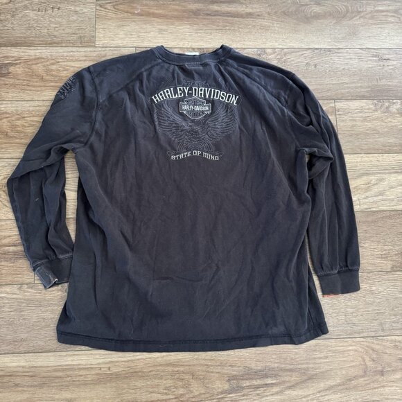 Vintage Y2k Harley Davidson Greeley Colorado Long Sleeve - Picture 7 of 10